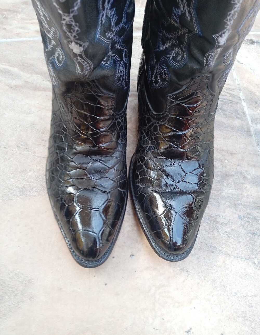 Pre Ban Sea Turtle Cowboy Boots